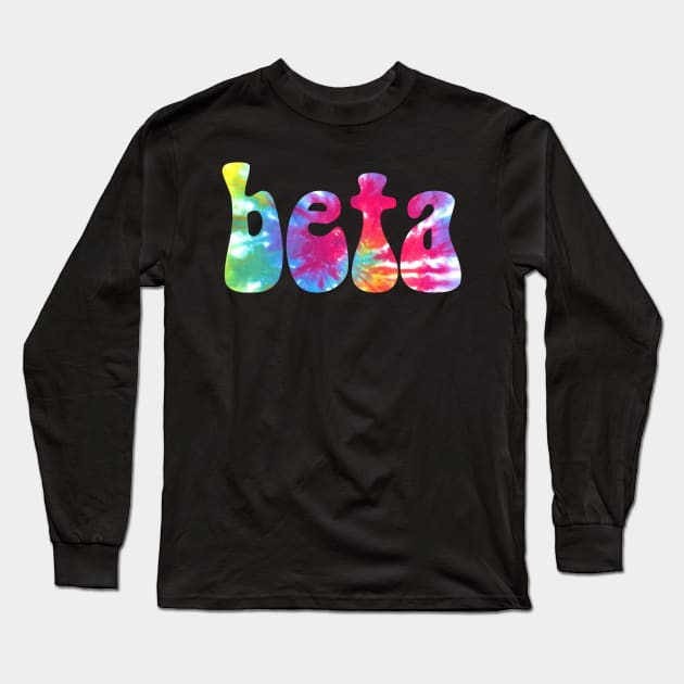 Tie Dye Beta Long Sleeve T-Shirt by lolosenese